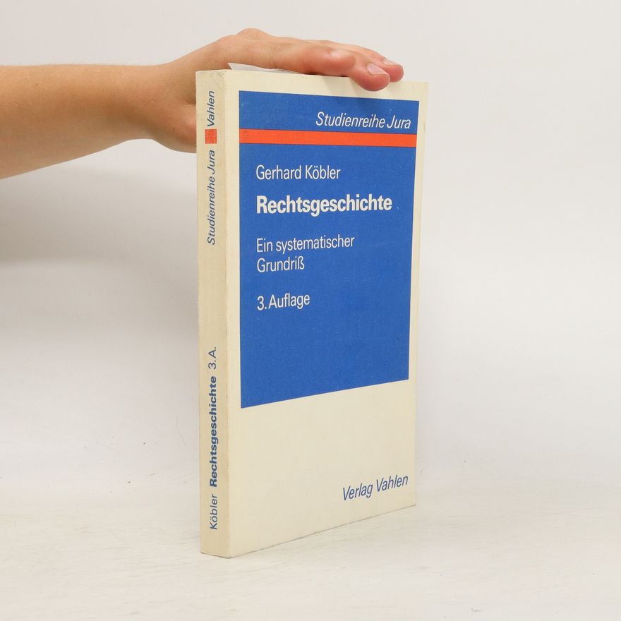 Gerhard Köbler Rechtsgeschichte