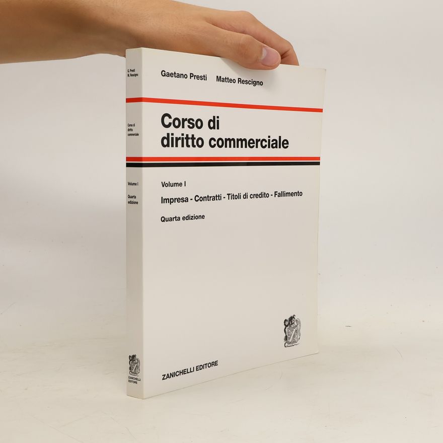 Kolektiv autorů Corso di diritto commerciale: Volume 1