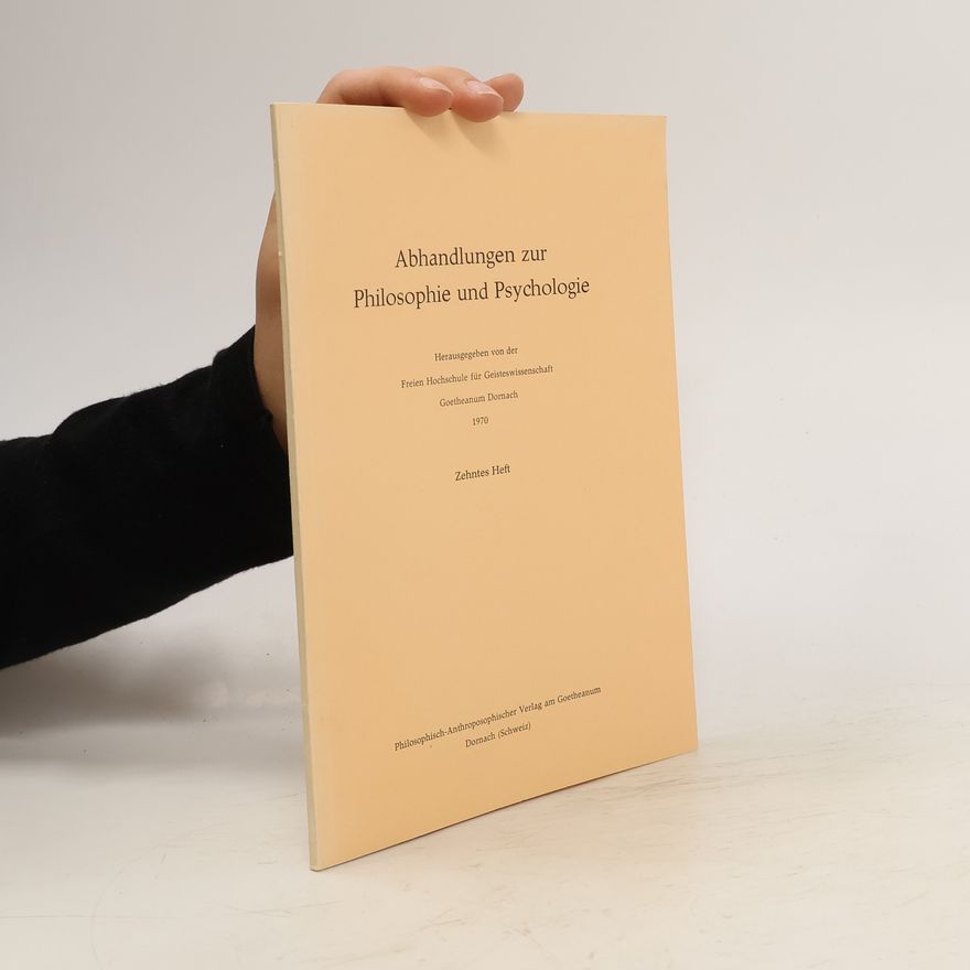 Various authors Abhandlungen zur Philosophie und Psychologie