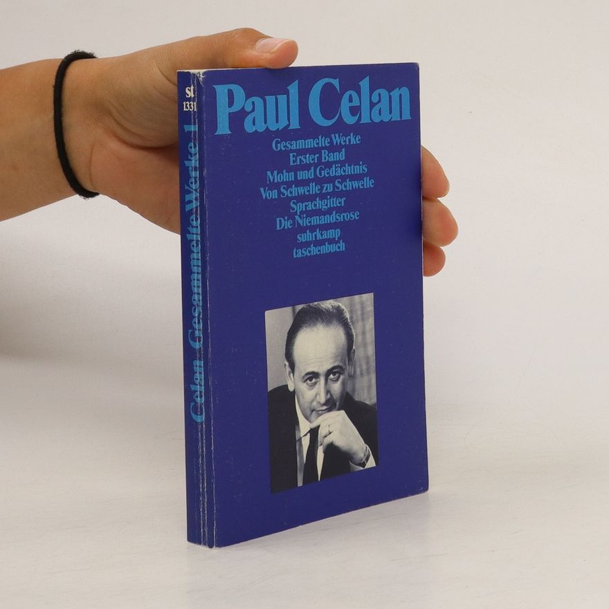 Paul Celan Gesammelte Werke. Erster Band