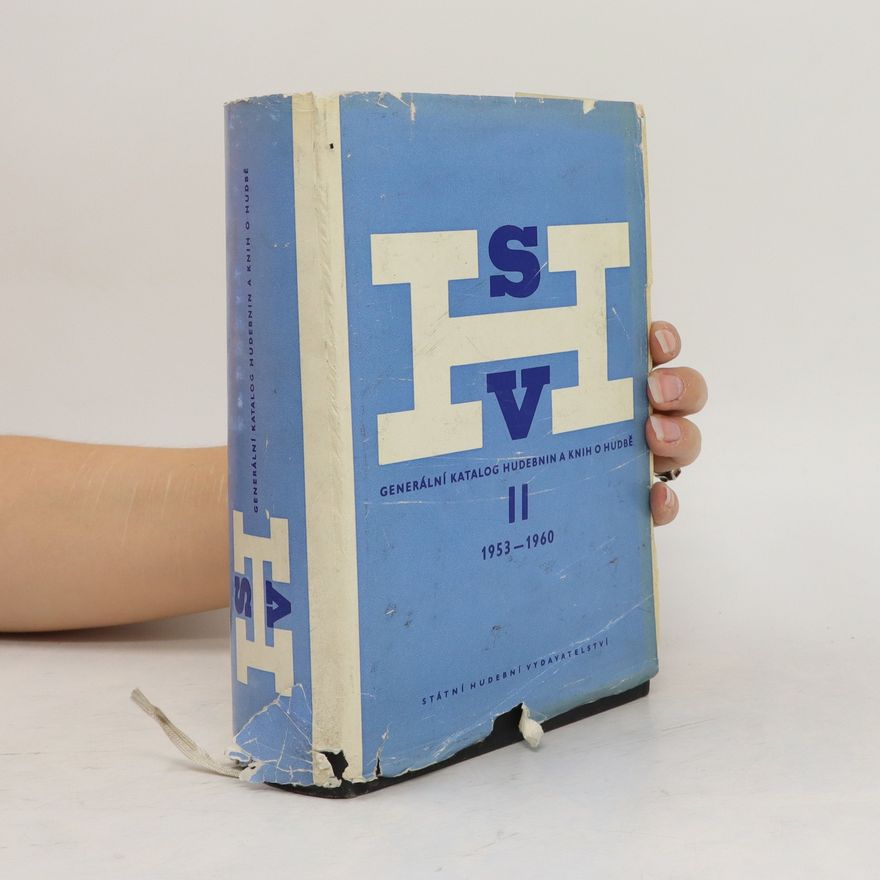 Kolektiv autorů Generální katalog hudebnin a knih o hudbě II.