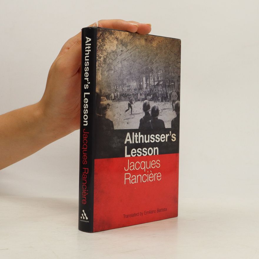 Jacques Ranciere Althusser's Lesson