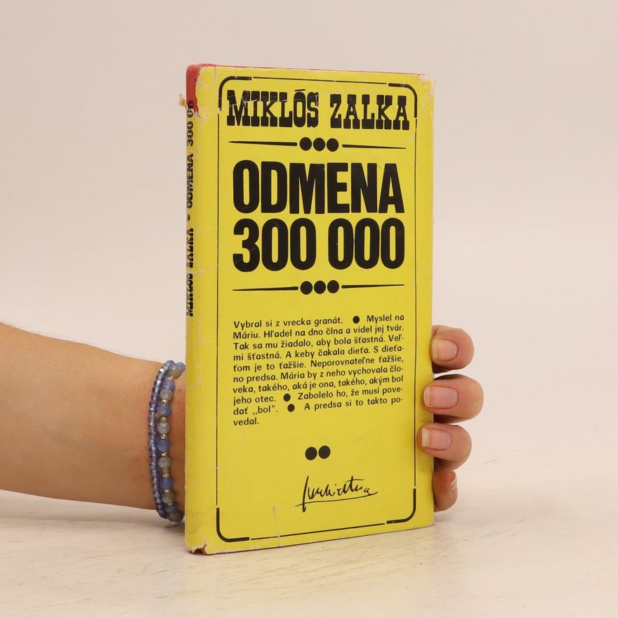 Miklós Zalka Odmena 300 000