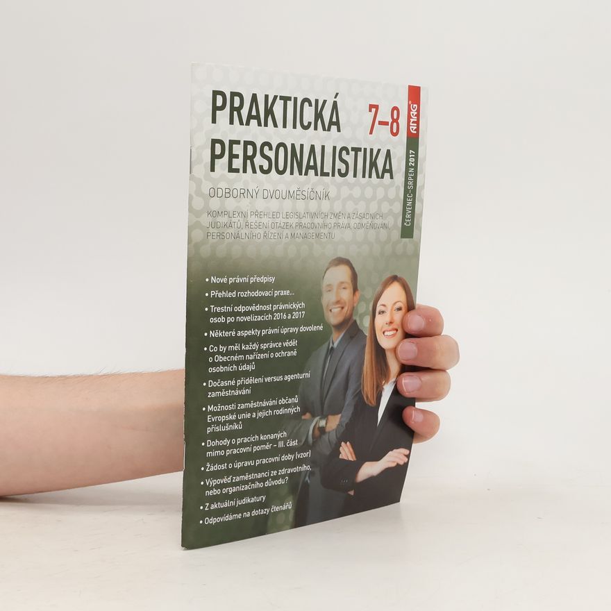 Kolektiv autorů Praktická personalistika 7-8/2017