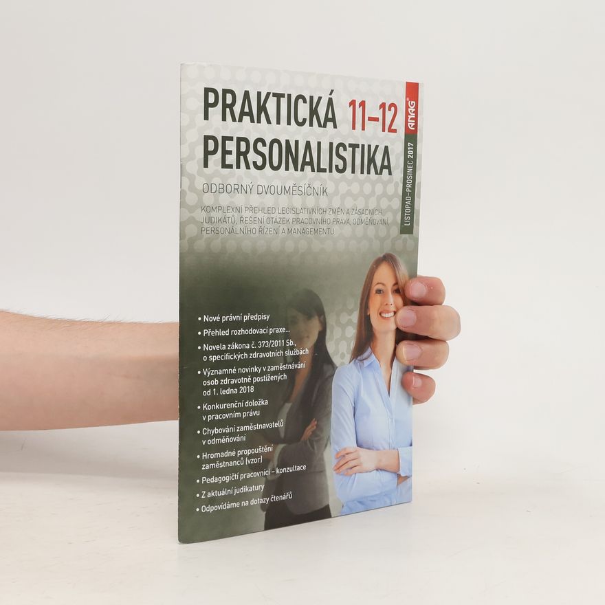 Kolektiv autorů Praktická personalistika 11-12/2017