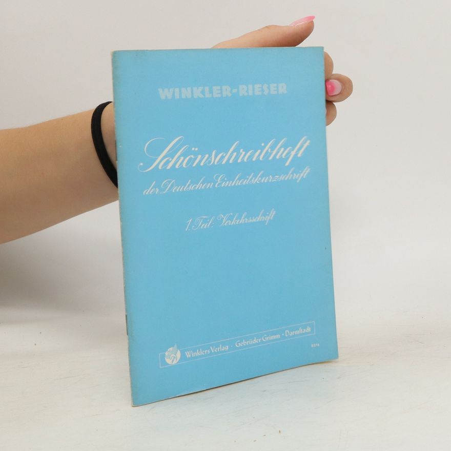 Dieter Winkler Schönschreibheft der Deutschen Einheitskurzschrift I. Teil