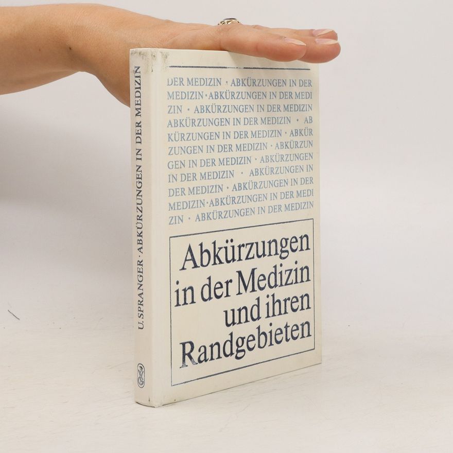 Autorenkollektiv Abkürzungen in der Medizin und ihren Randgebieten