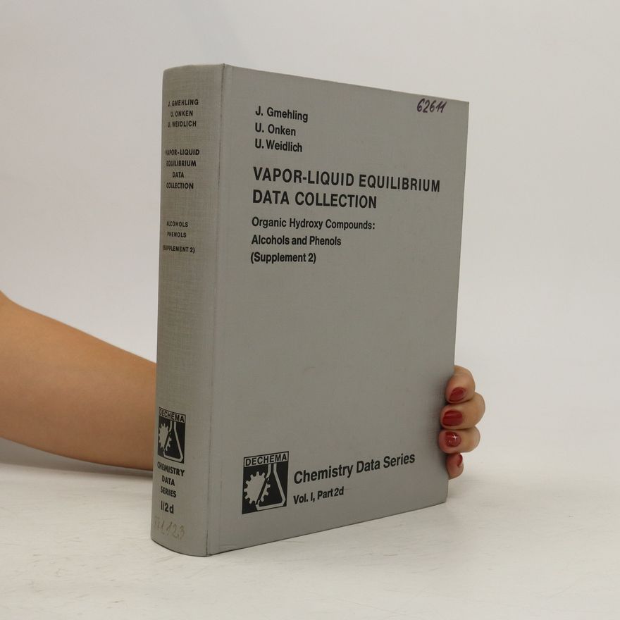 Jürgen Gmehling Vapor-liquid Equilibrium Data Collection. Vol. 1, Part 2d