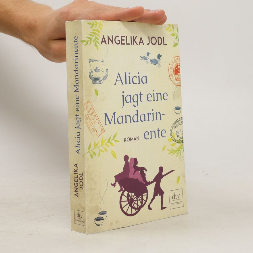 Angelika Jodl Alicia jagt eine Mandarinente