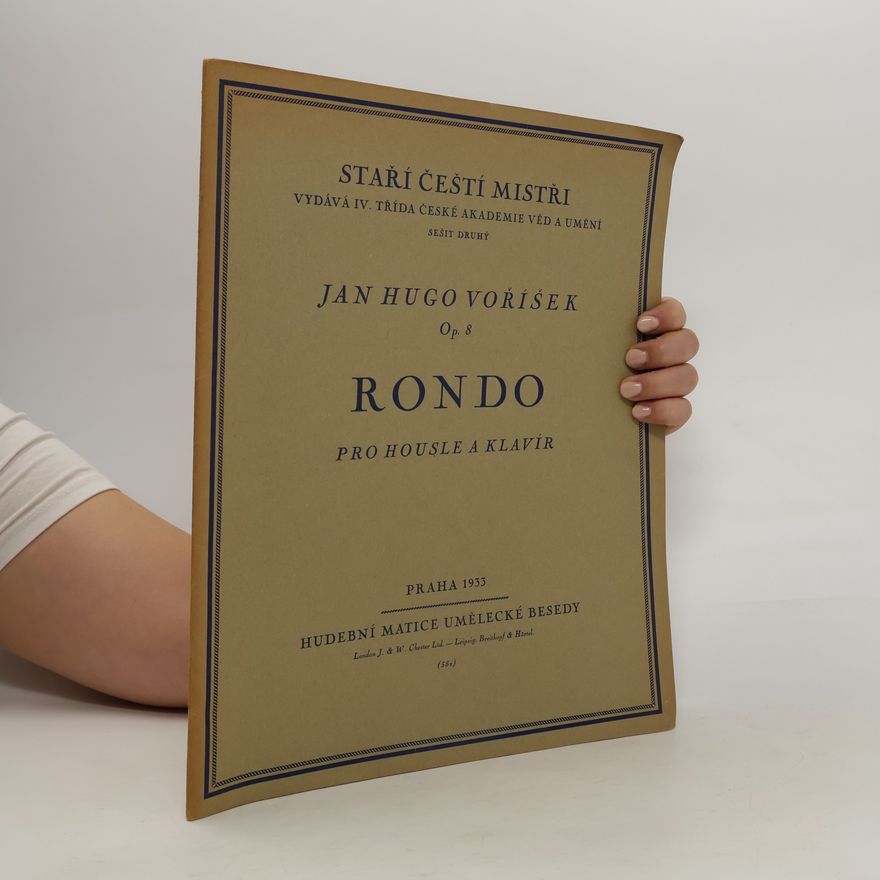 Kolektiv autorů Jan Hugo Voříšek Op. 8. Rondo pro housle a klavír