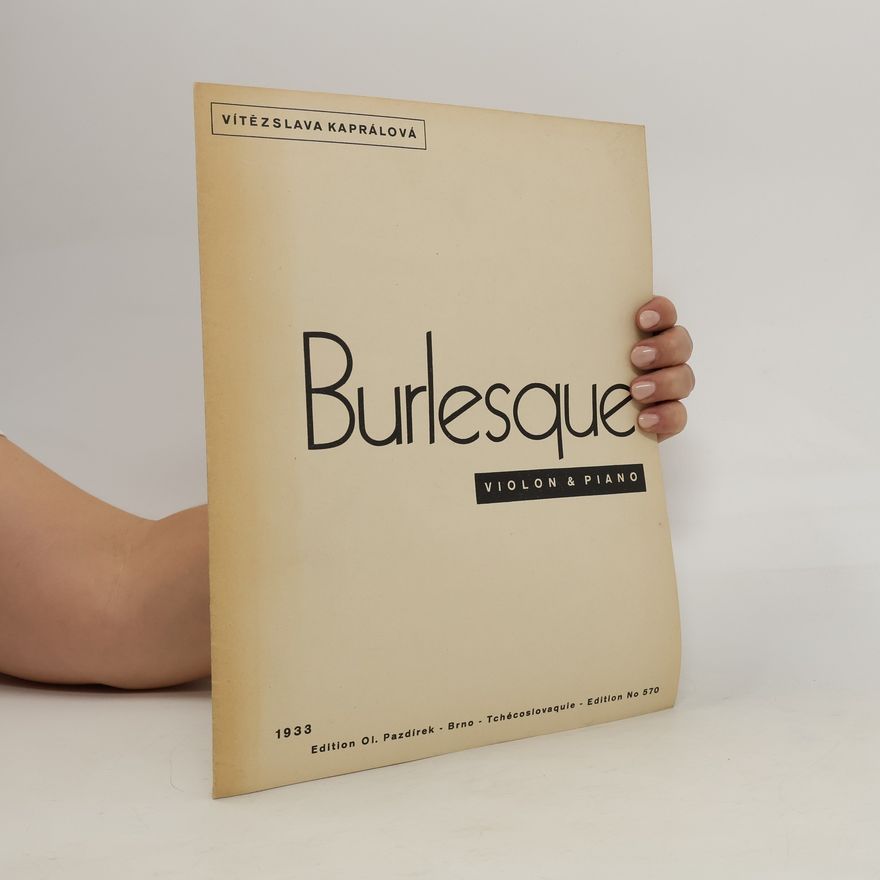 Vítězslava Kaprálová Burlesque. Violon & piano