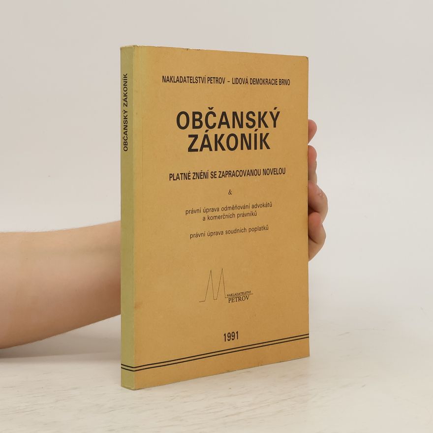 Ladislav Vondrák Občanský zákoník
