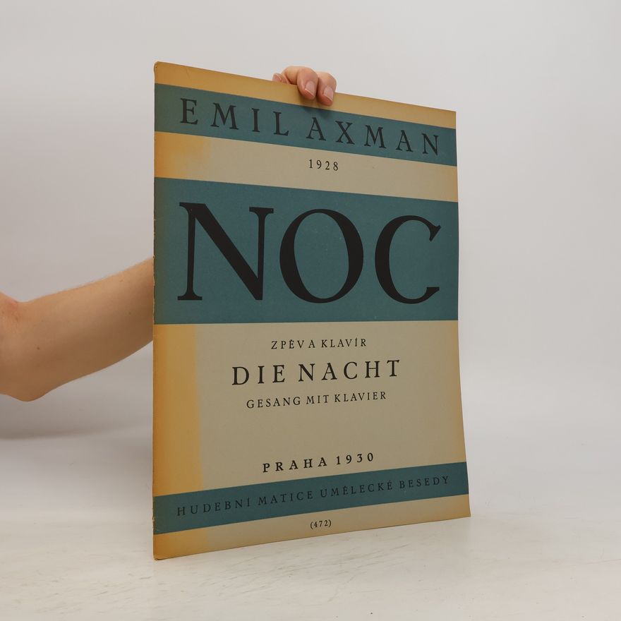 Emil Axman Noc, zpěv a klavír / Die Nacht, Gesang mit Klavier
