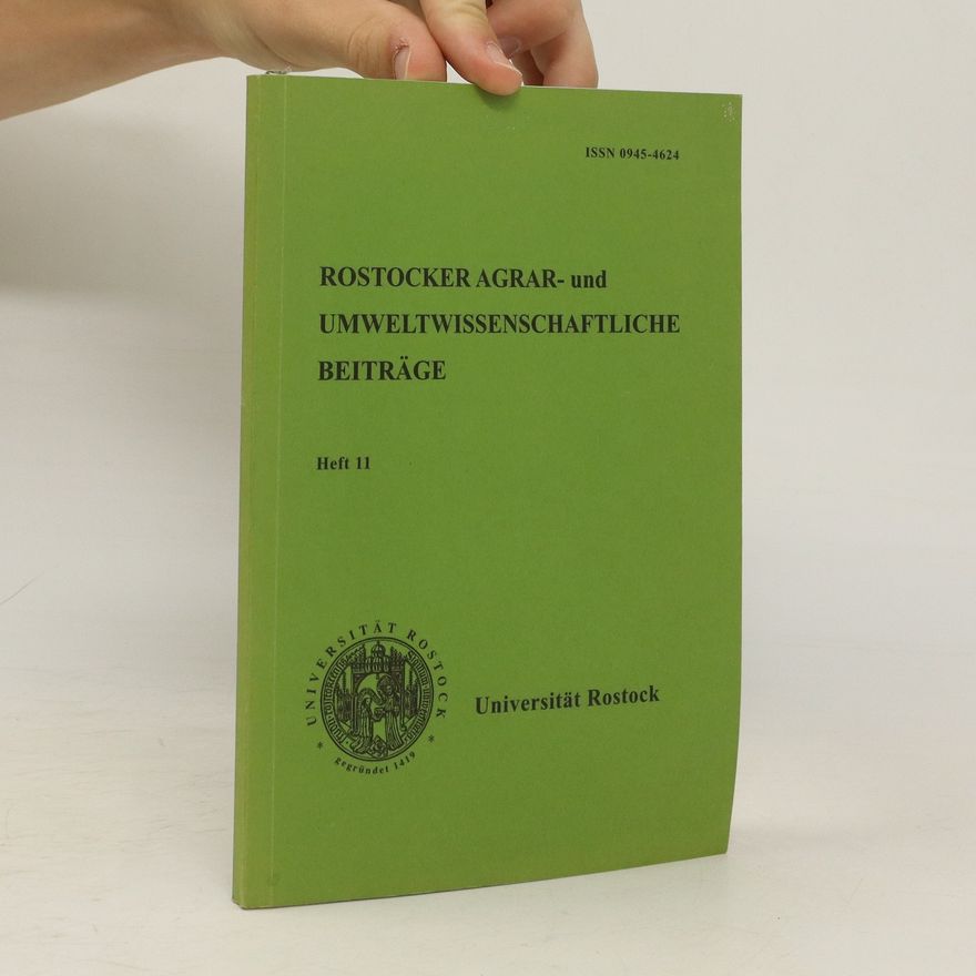 Wolfgang Riedel Rostocker Agrar- und Umweltwissenschaftliche Beiträge II.