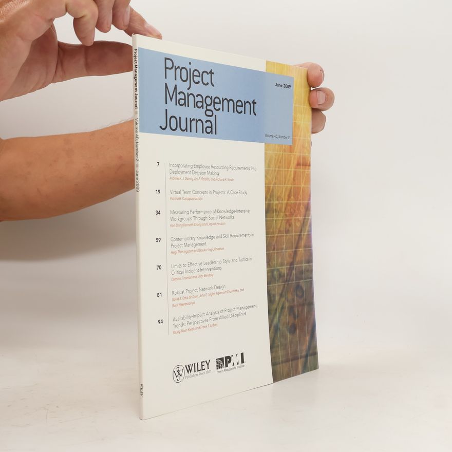 Kolektiv autorů Project Management Journal. June 2009
