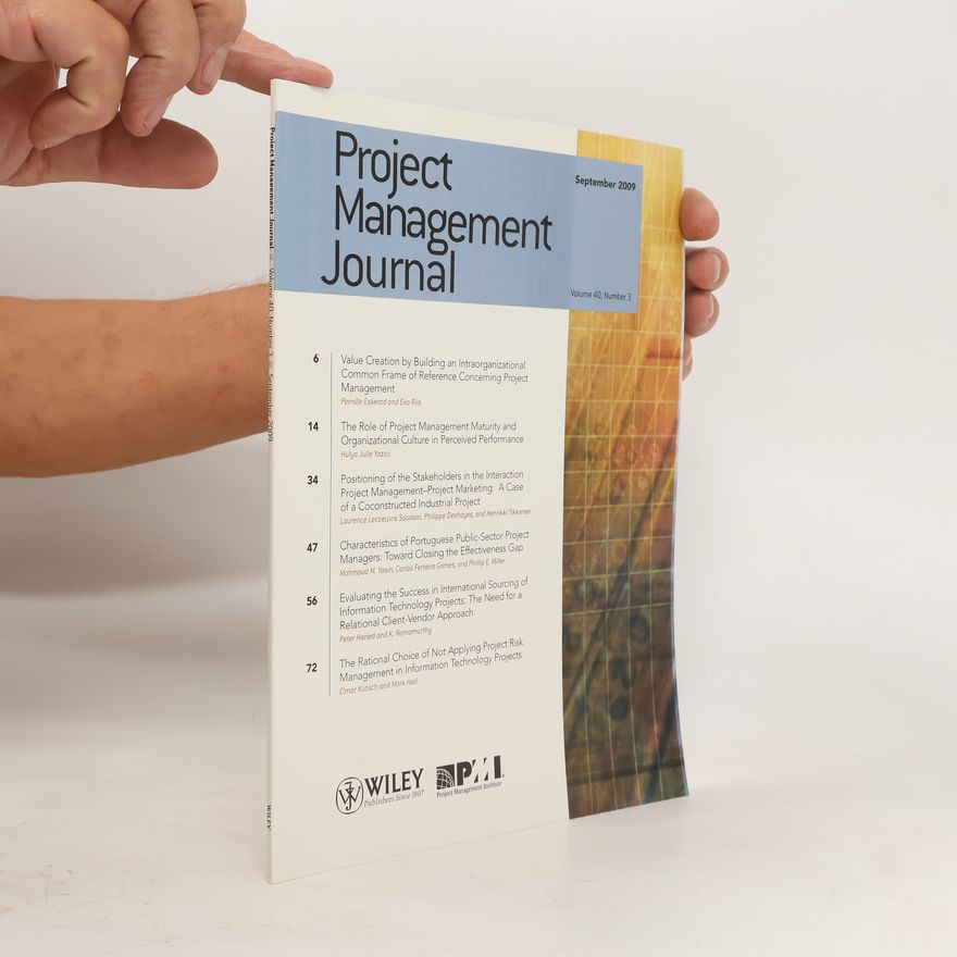 Kolektiv autorů Project Management Journal. September 2009