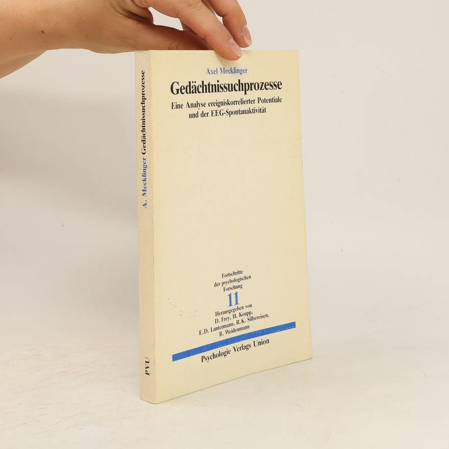 Axel Mecklinger Gedächtnissuchprozesse
