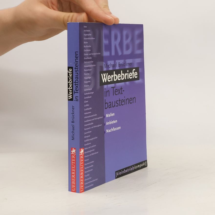 Michael Brückner Werbebriefe in Textbausteinen