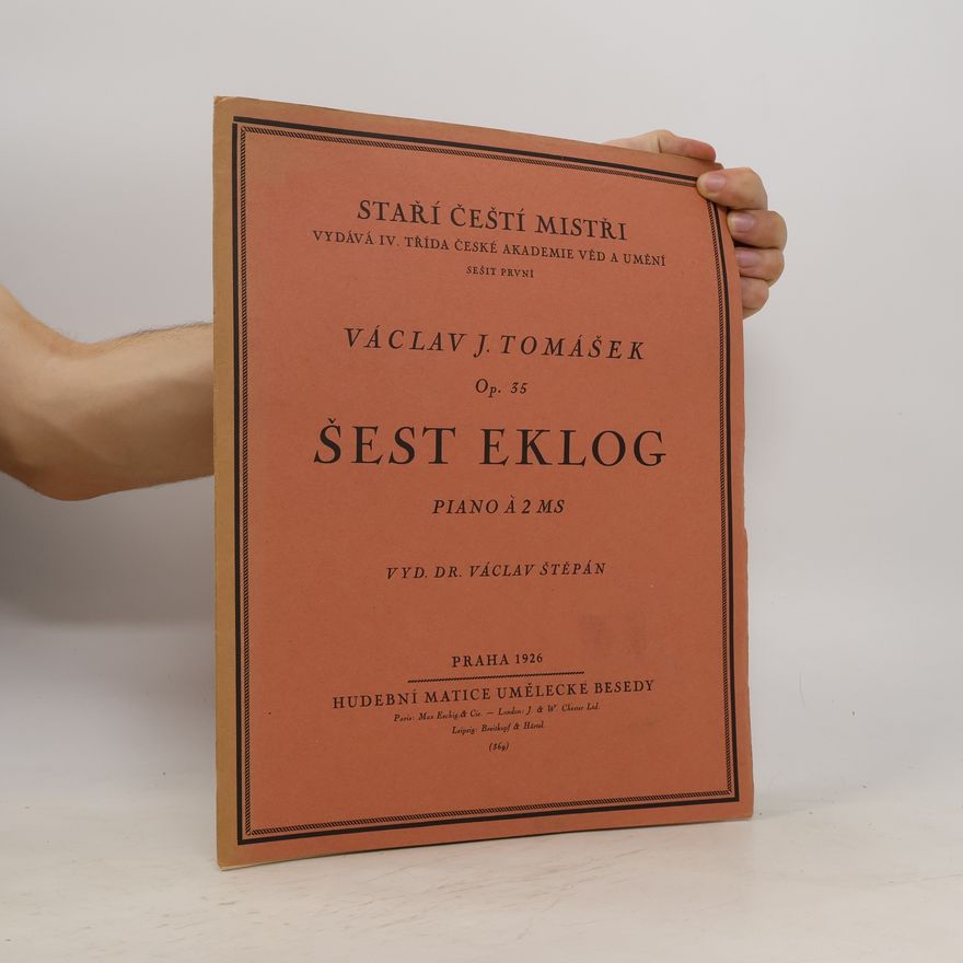 Václav J. Tomášek Staří čeští mistři: Op. 35 Šest Eklog