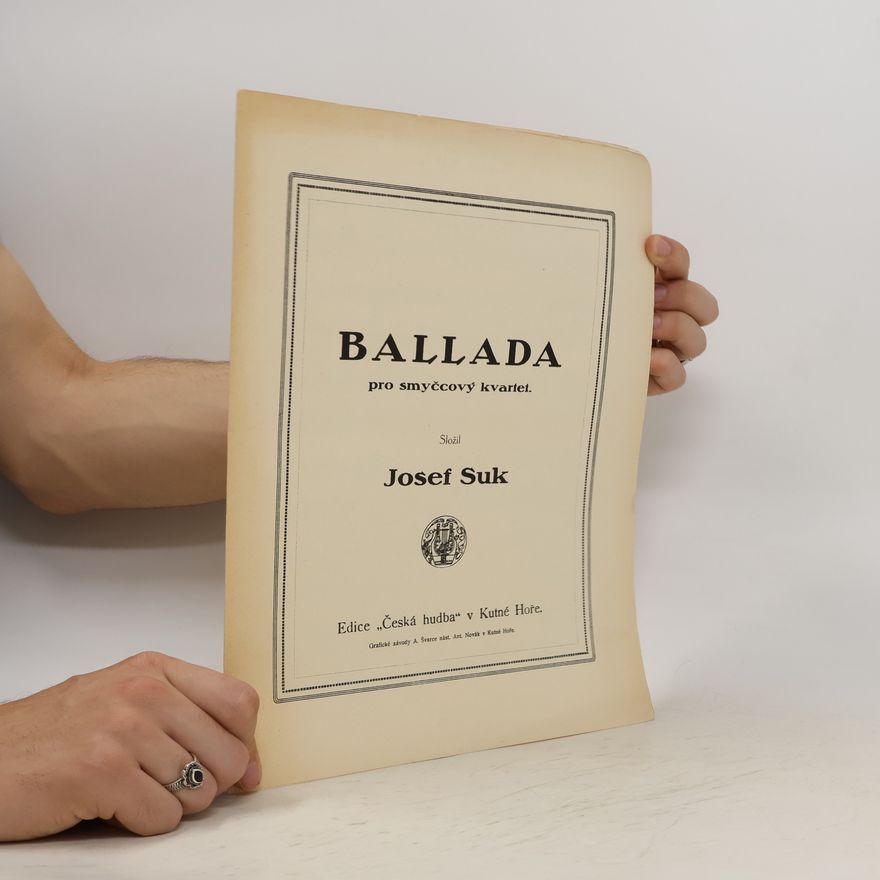 Josef Suk Ballada pro smyčcový kvartet