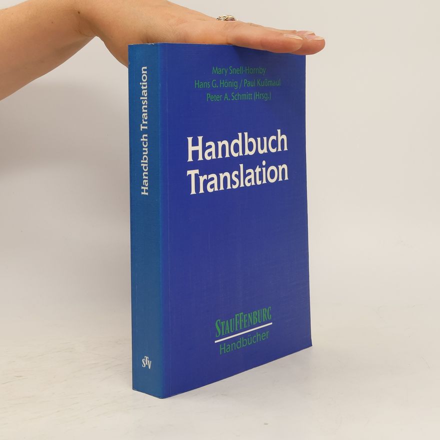 Mary Snell-Hornby Handbuch Translation