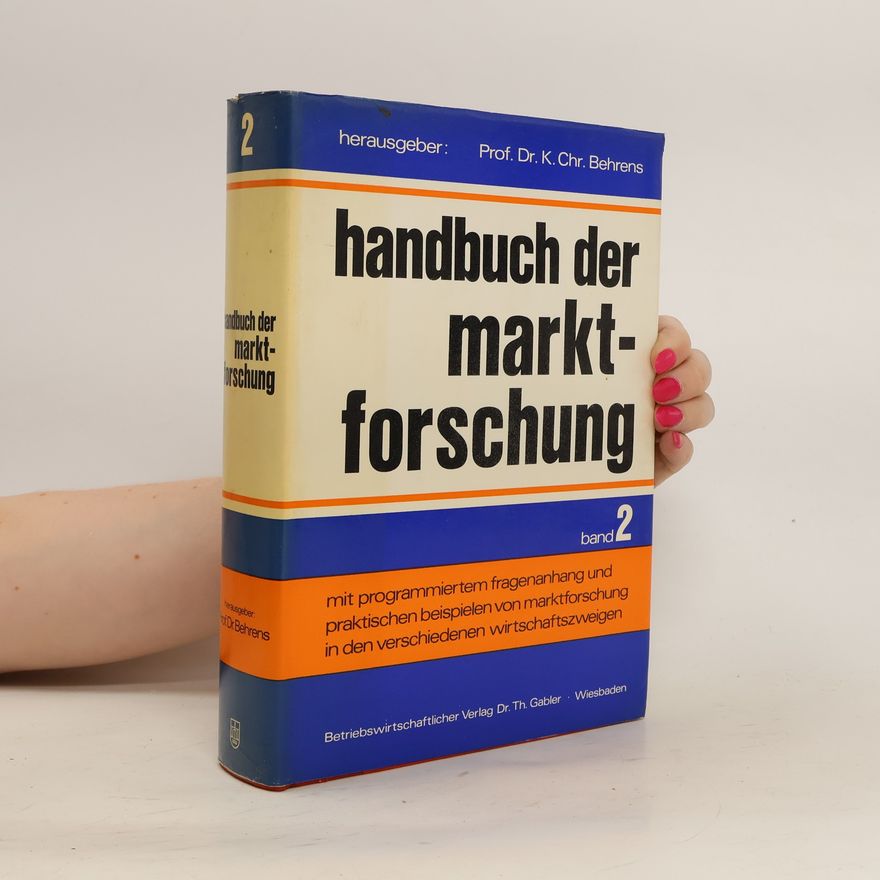 Karl Christian Behrens Handbuch der Marktforschung 2