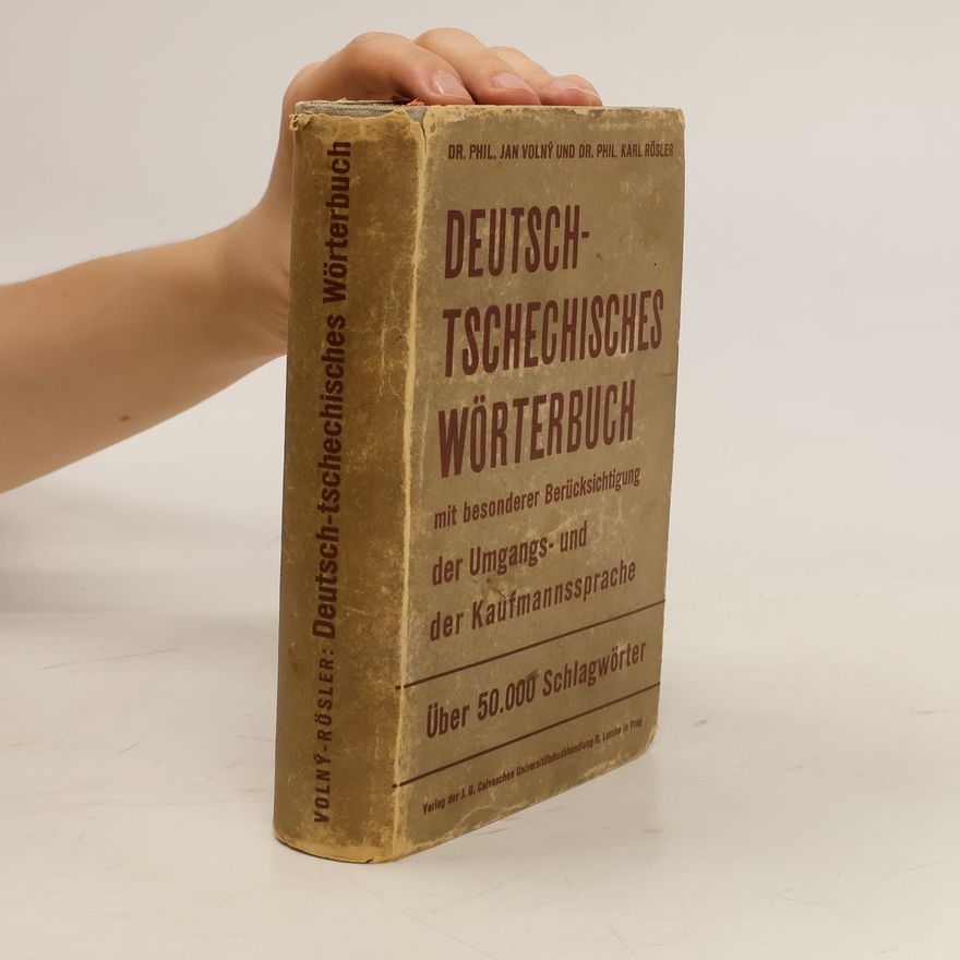 Kart Röster Deutsch-tschechisches Wörterbuch
