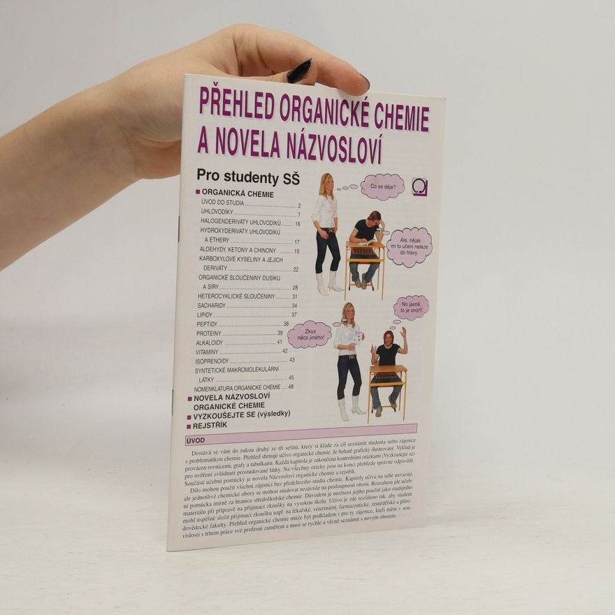 Danuše Pečová Přehled organické chemie a novela názvosloví