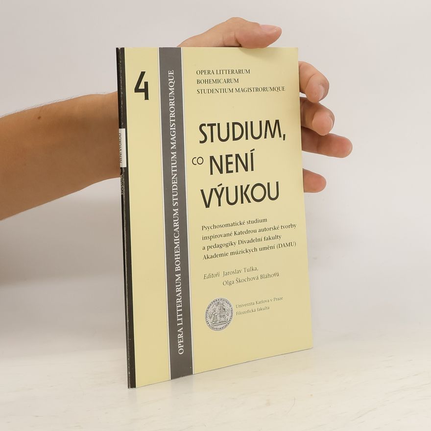 Olga Škochová Bláhová Studium, co není výukou