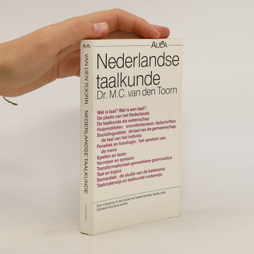 Maarten Cornelis van den Toorn Nederlandse taalkunde