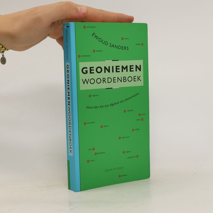 Ewoud Sanders Geoniemen woordenboek