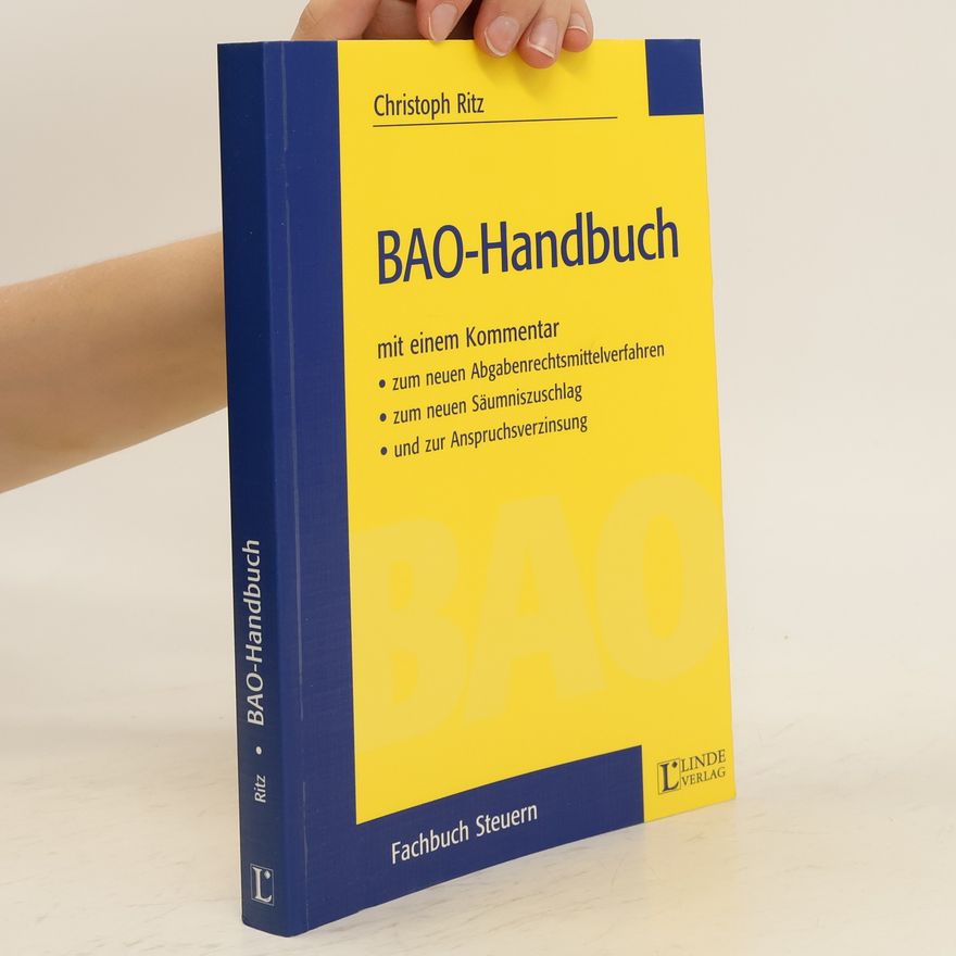 Christoph Ritz BAO-Handbuch