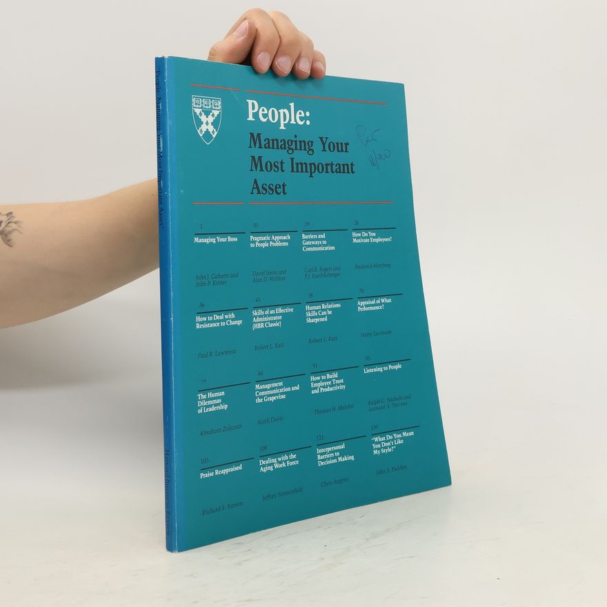 Kolektiv autorů People: Managing Your Most Important Asset