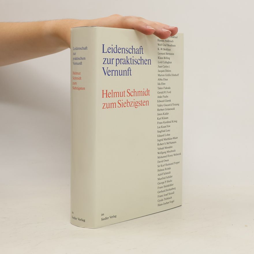 Manfred Lahnstein Leidenschaft zur praktischen Vernunft