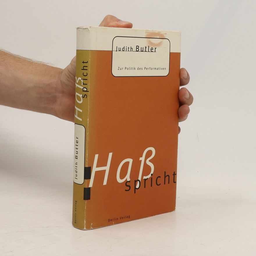 Judith Butler Hass spricht