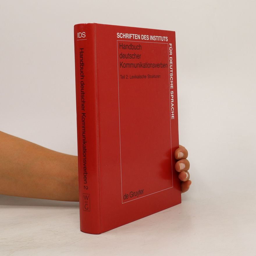 Autorenkollektiv Handbuch deutscher Kommunikationsverben