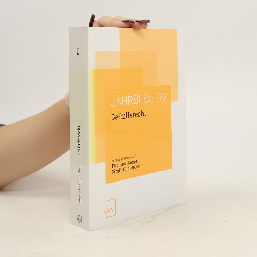 Birgit Haslinger Jahrbuch 19. Beihilferecht