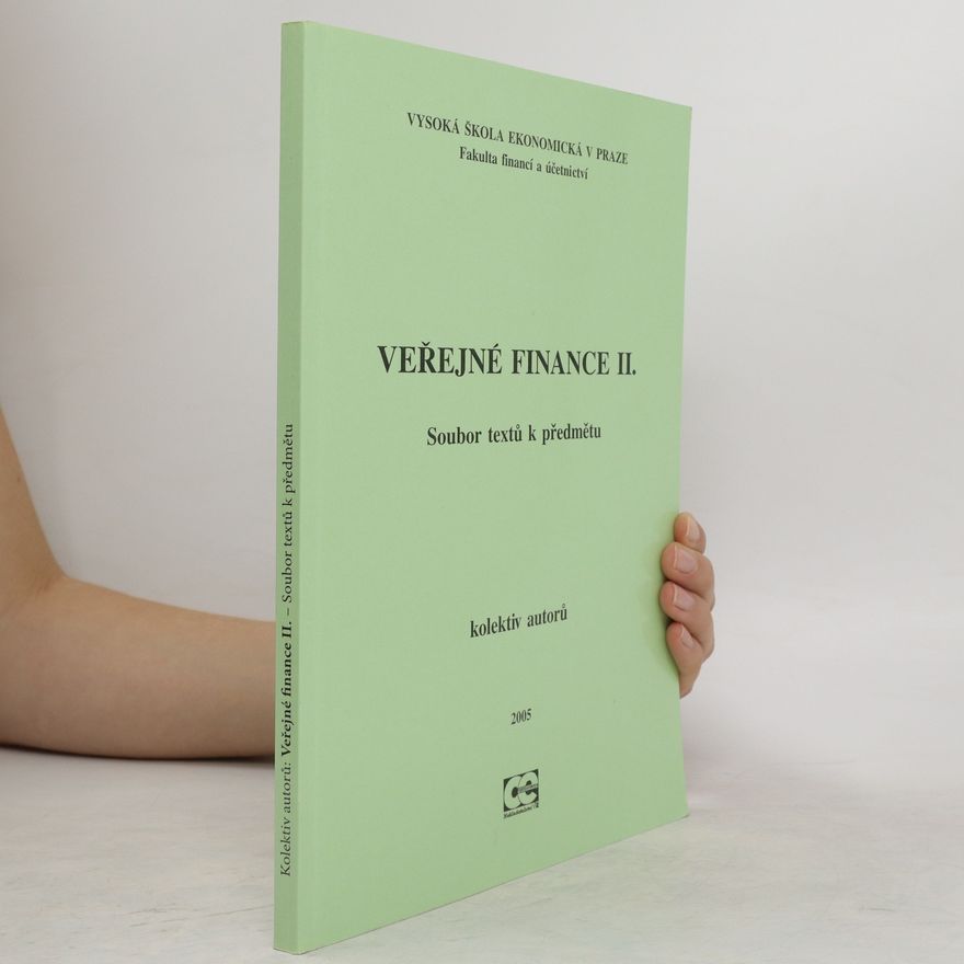 Kolektiv autorů Veřejné finance II. Soubor textů k předmětu