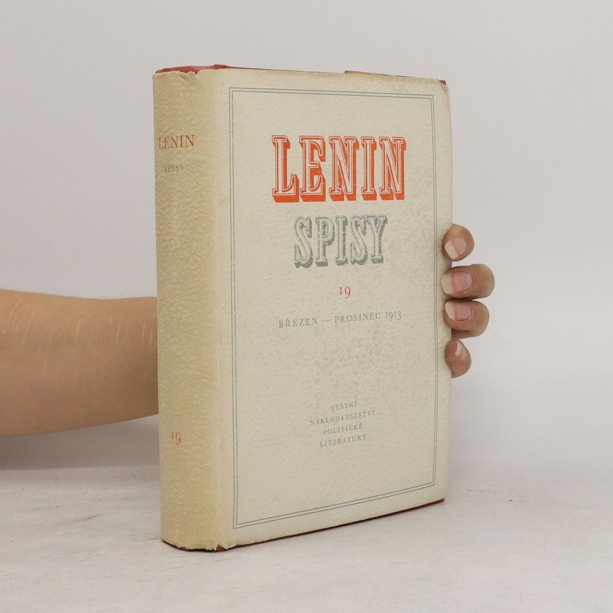 Autorenkollektiv V. I. Lenin. Spisy. Svazek 19