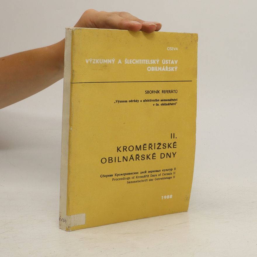 Autorenkollektiv Kroměřížské obilnářské dny II