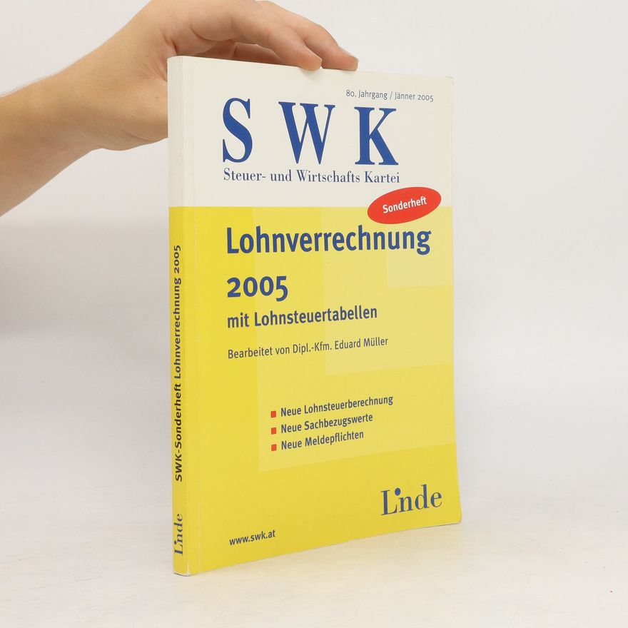 Eduard Müller Lohnverrechnung 2005 mit Lohnsteuertabellen