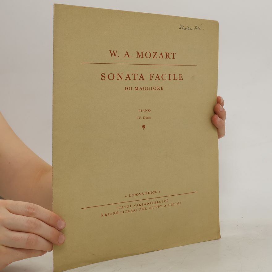Wolfgang Amadeus Mozart Sonata facile