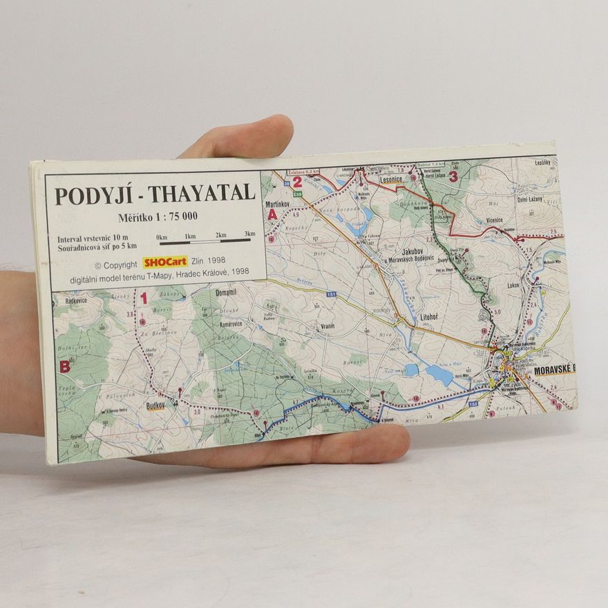 Autorenkollektiv Podyjí, Thayatal. Cyklomapa 1:60 000