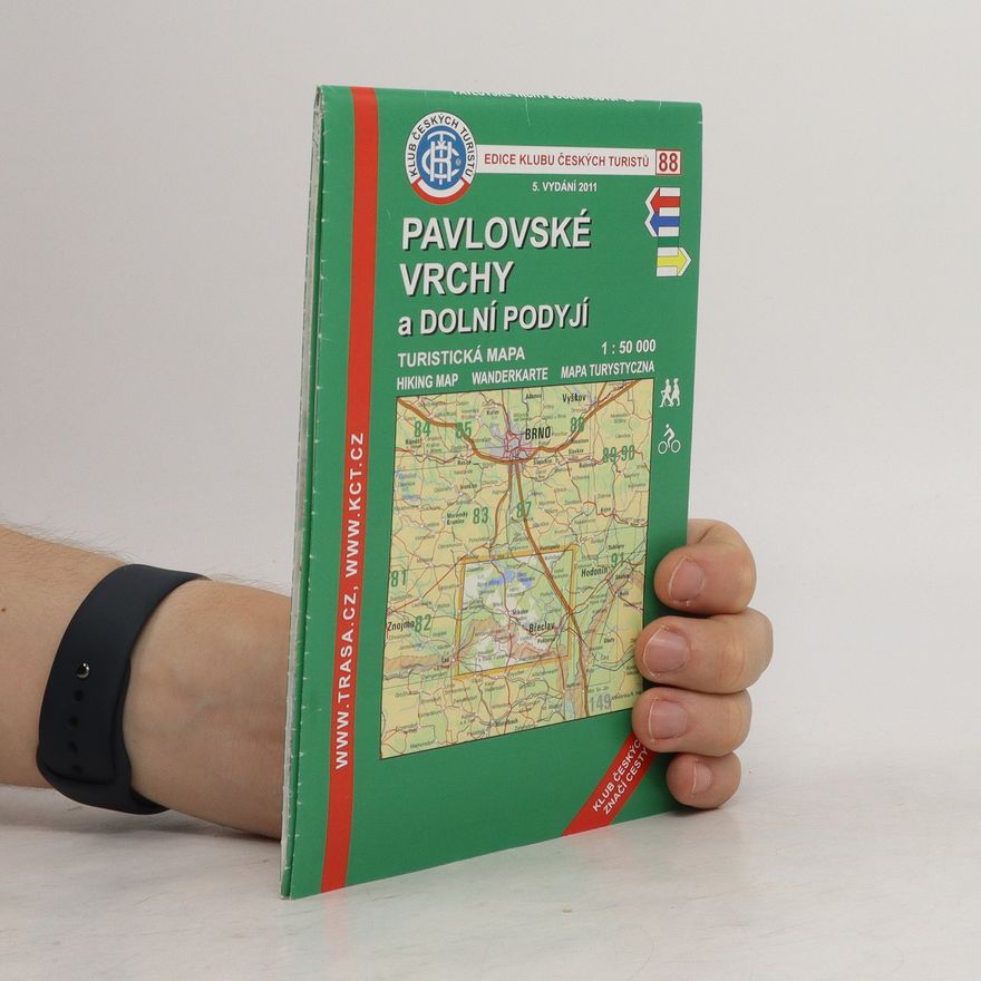 Kolektiv autorů Pavlovské vrchy a Dolní Podyjí turistická mapa 1:50 000