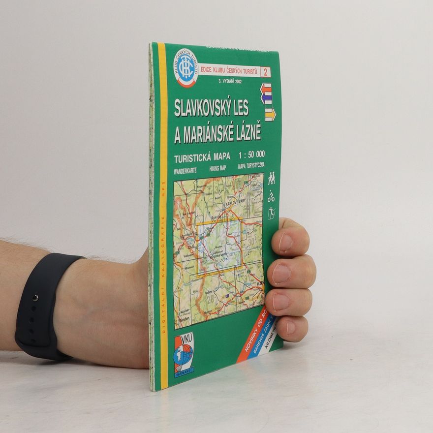Jiří Rohlík Slavkovský les a Mariánské Lázně turistická mapa 1:50 000