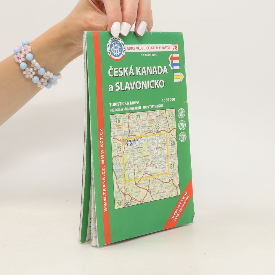 Kolektiv autorů Česká Kanada a Slavonicko turistická mapa 1:50 000 Slavonicko