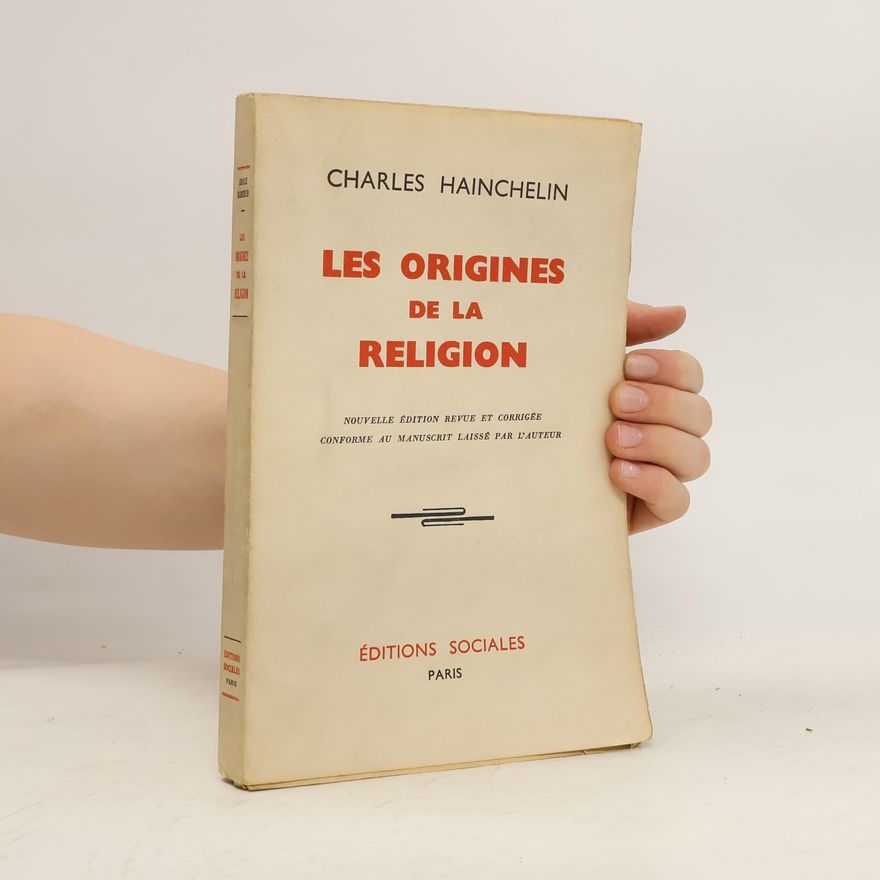 Charles Hainchelin Les origines de la religion