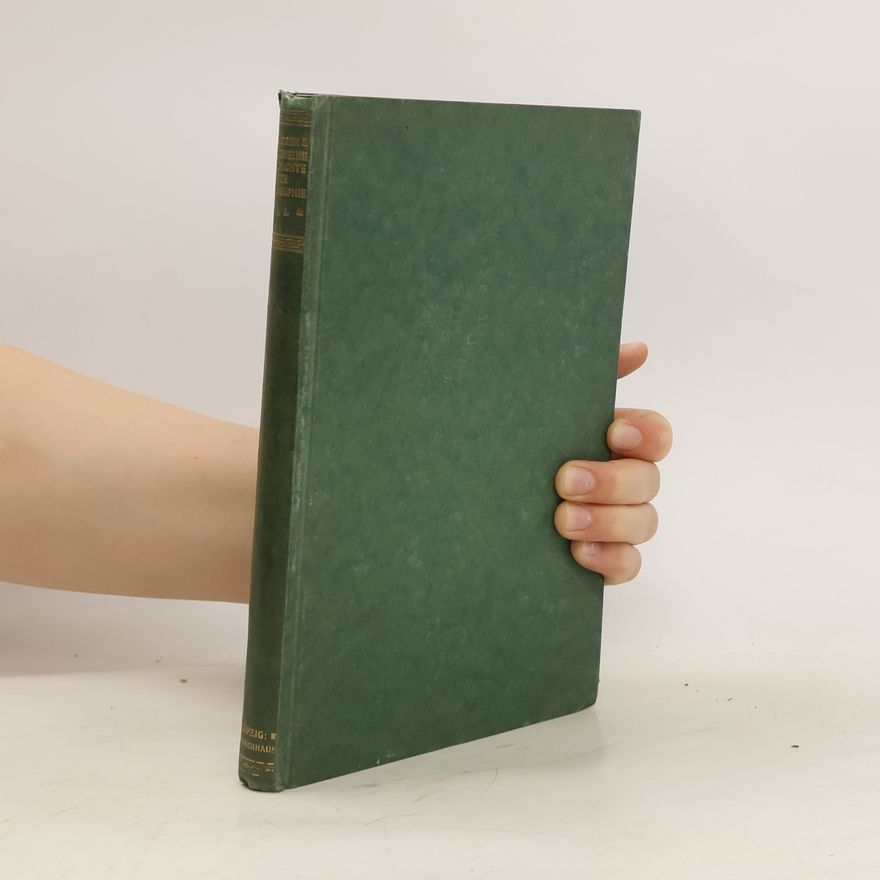Paul Deussen Allgemeine Einleitung und Philosophie des Veda bis auf die Upanishad's