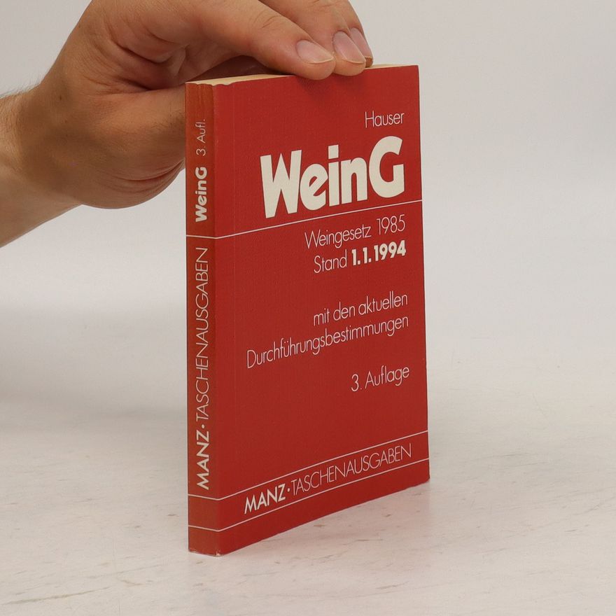 Wolfgang Hauser Weingesetz 1985