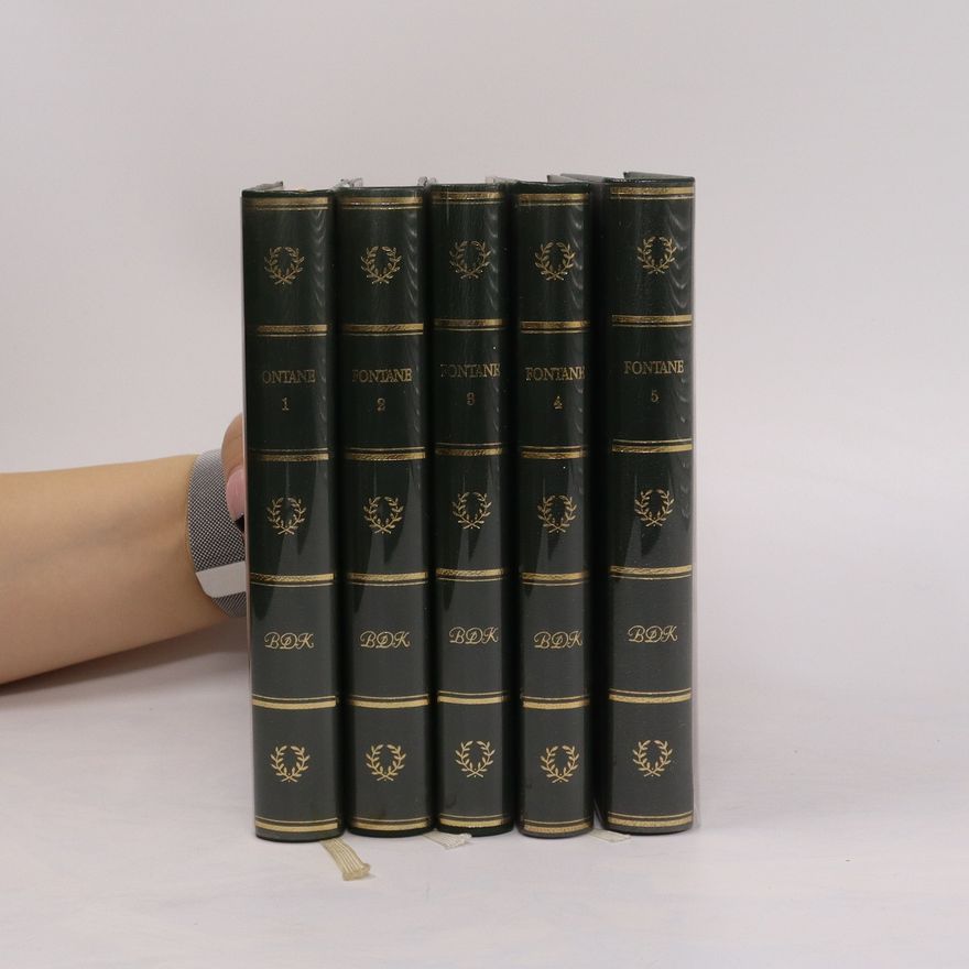 Various authors Fontanes Werke in Fünf Bänden 1-5